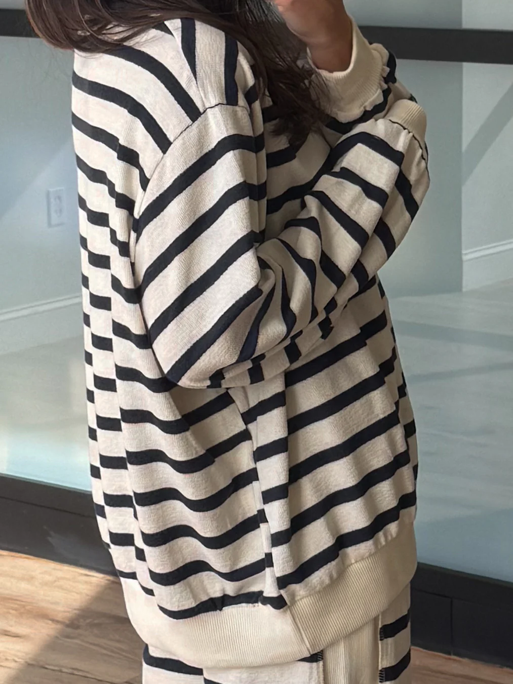 Anchor Ribbed Mock Neck Pullover - Image 2