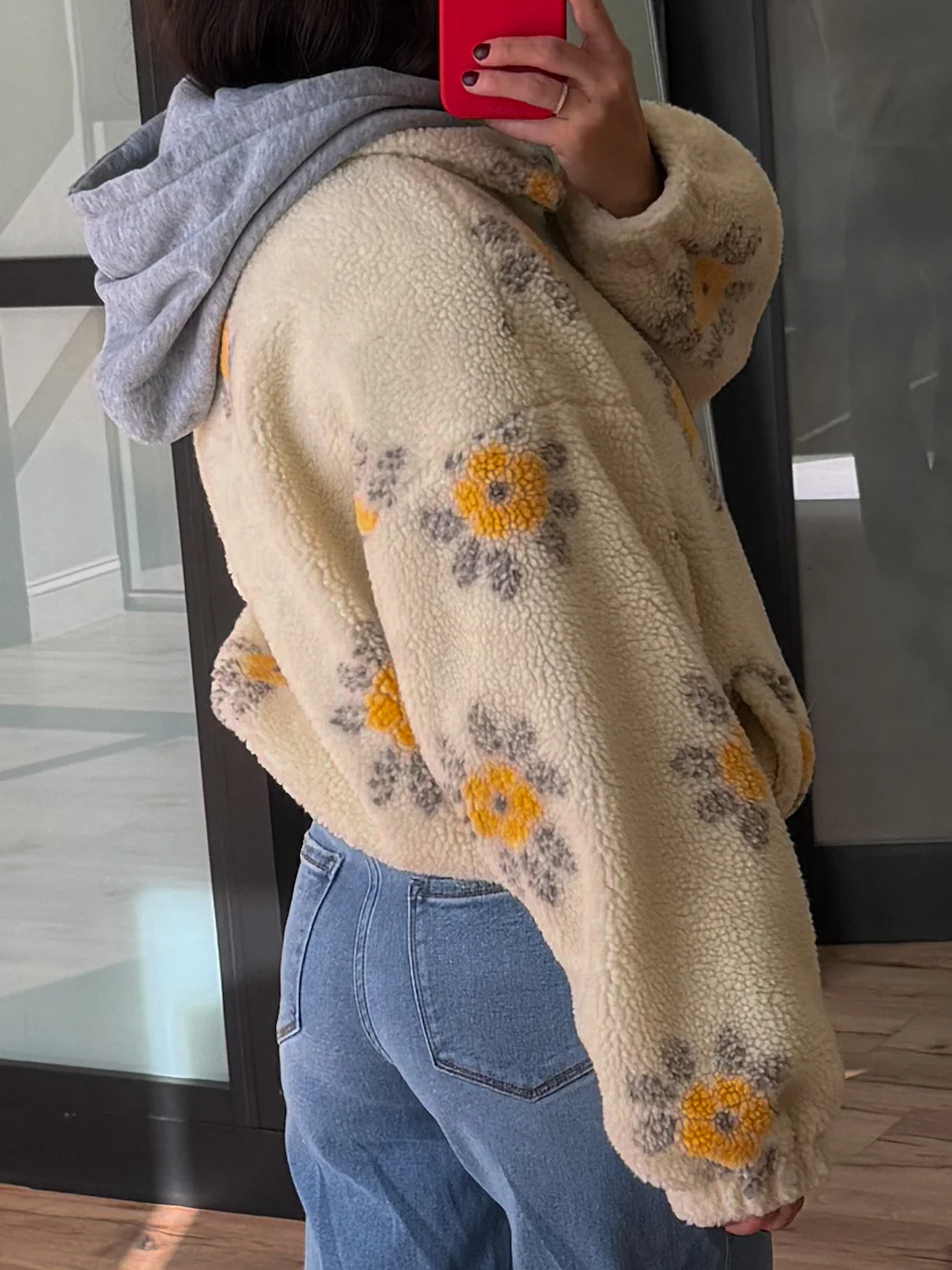 Daisy Thorn Sherpa Bomber Jacket | FINAL SALE - Image 3