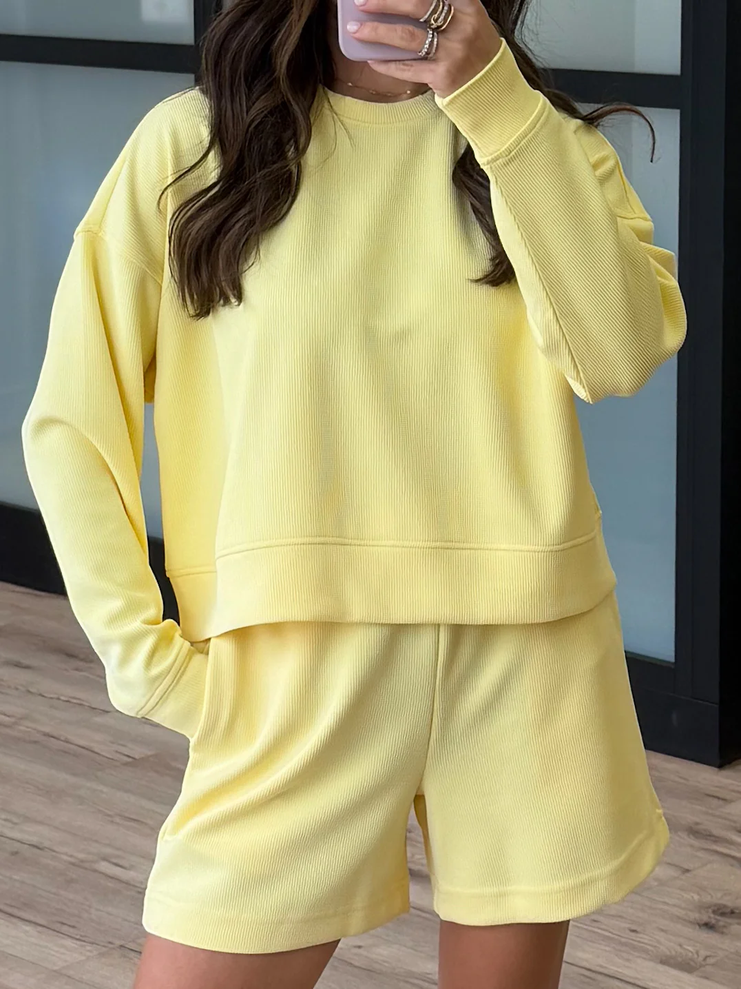 Halo Ribbed Crop Pullover | Daisy - Image 3