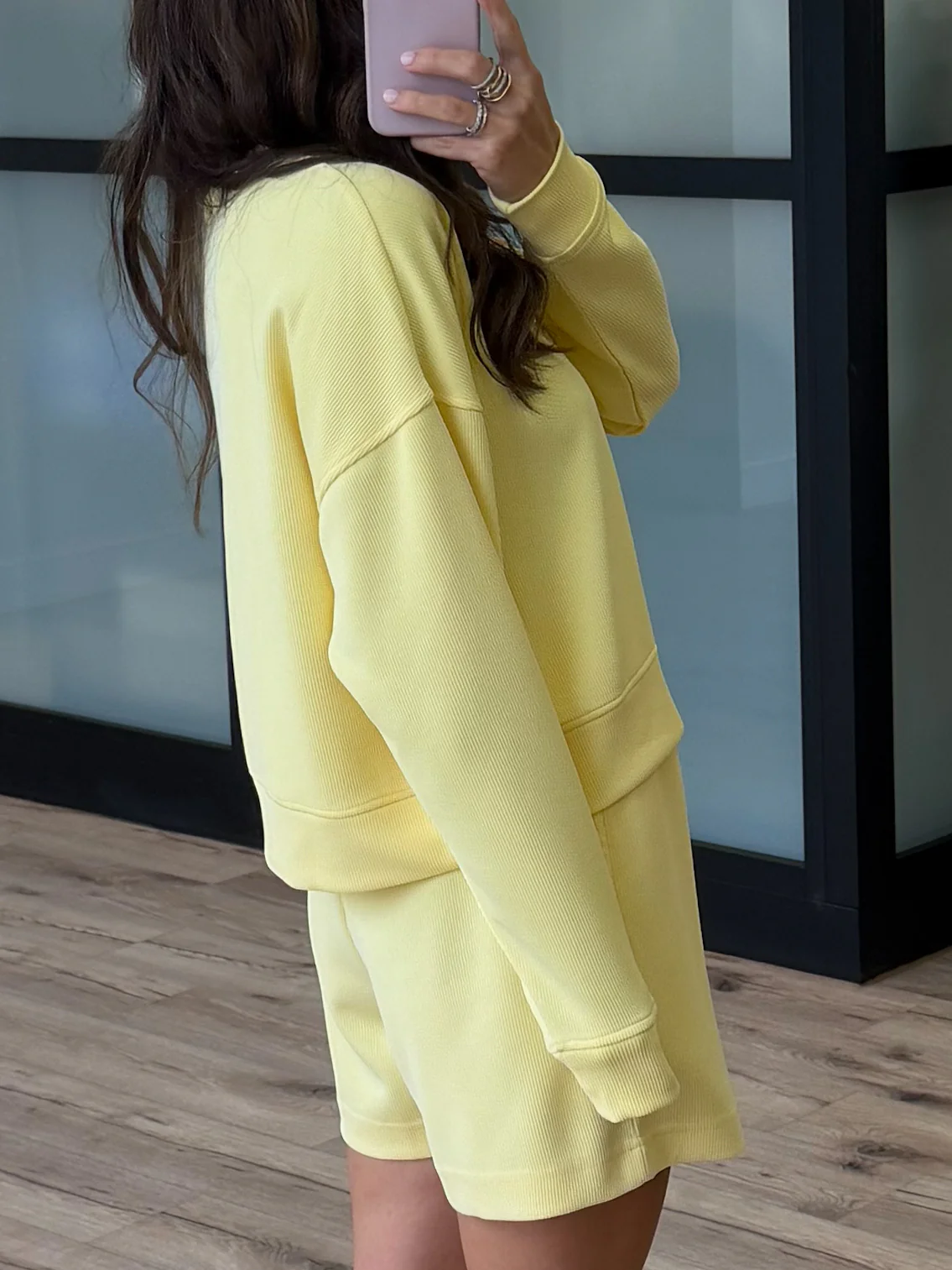 Halo Ribbed Crop Pullover | Daisy - Image 4