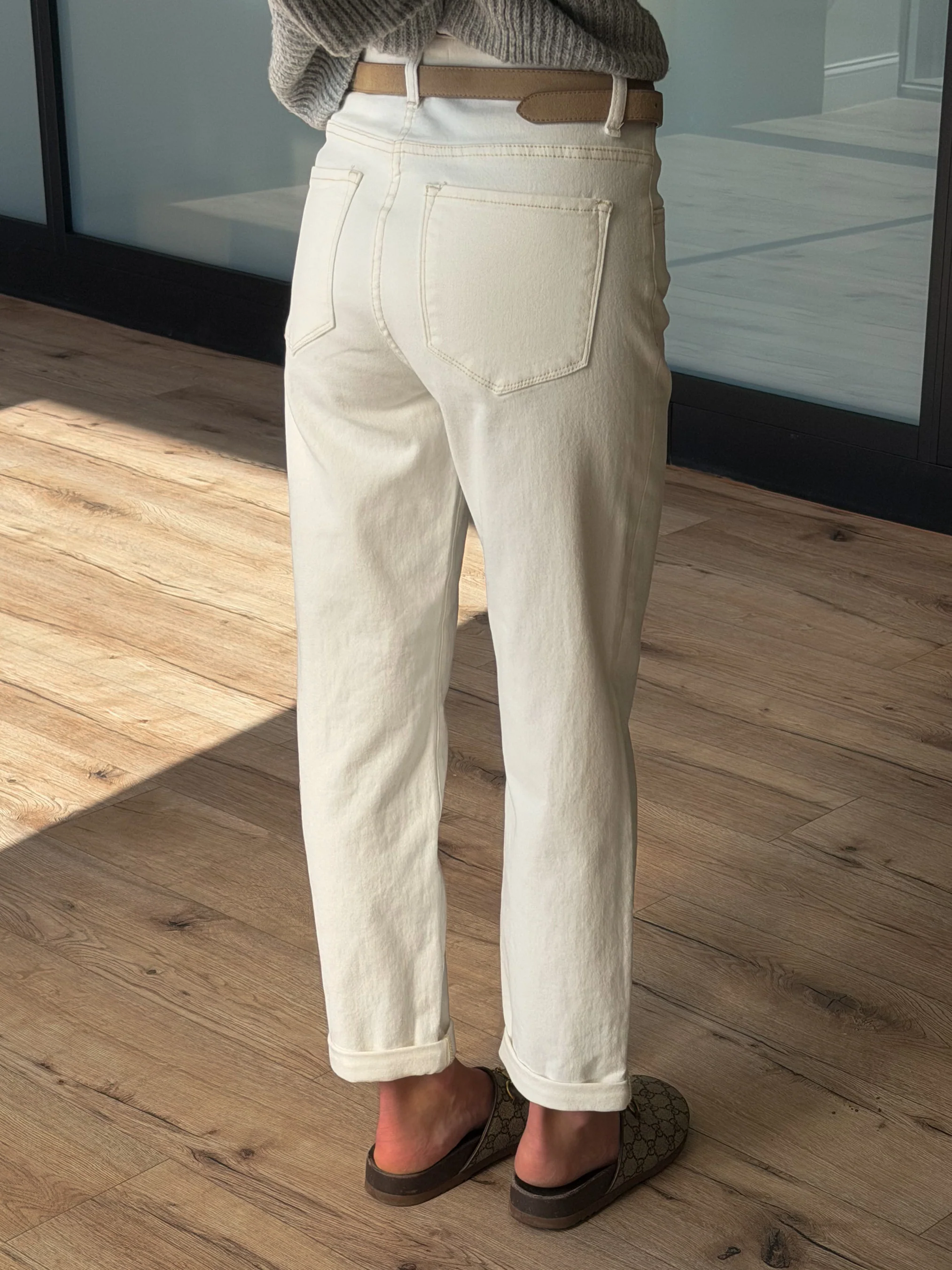 Russo High-Rise Jeans | Ivory | +Plus Available - Image 3