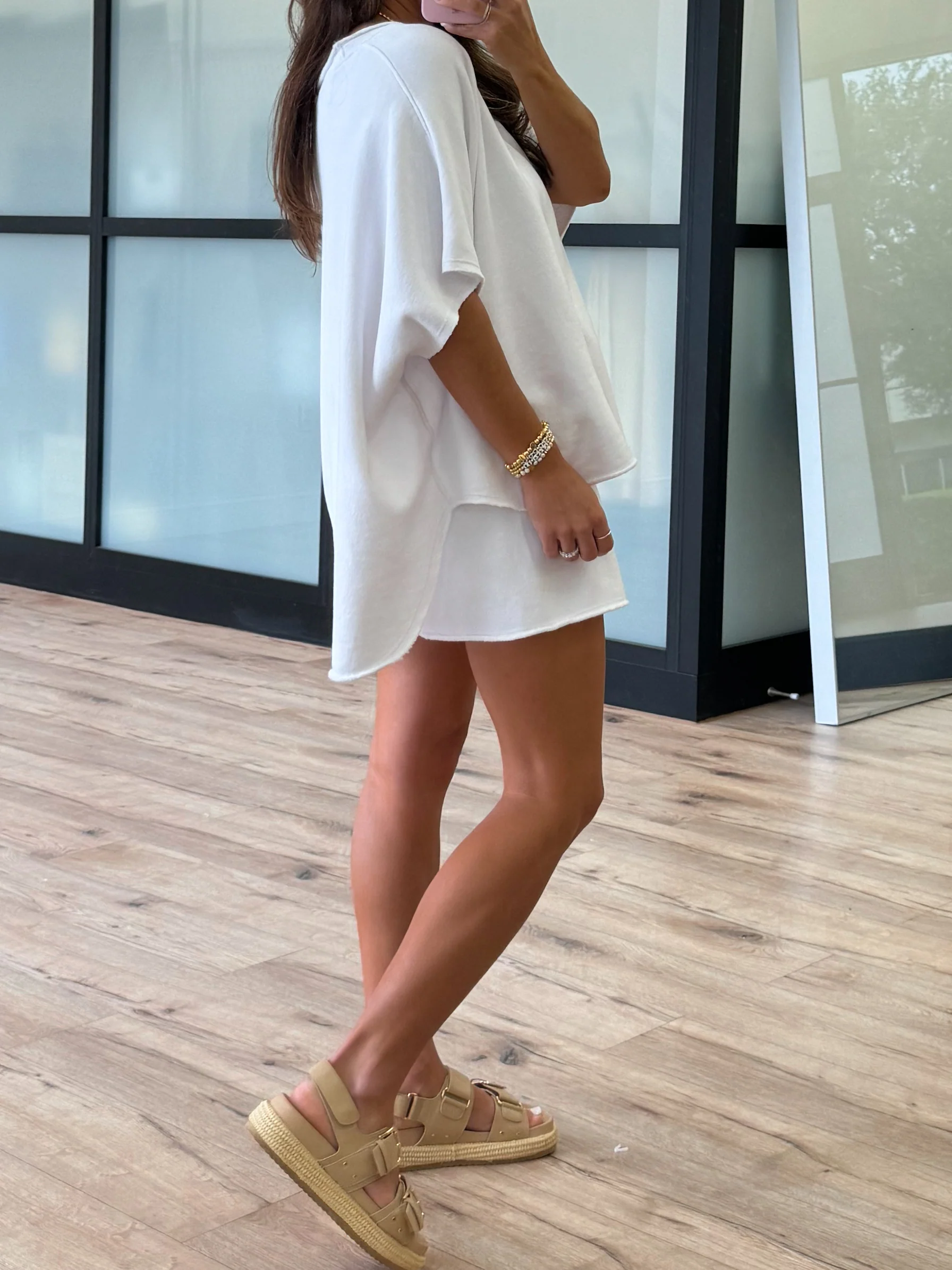 Worn Well Oversized Top | White | RESTOCK - Image 12