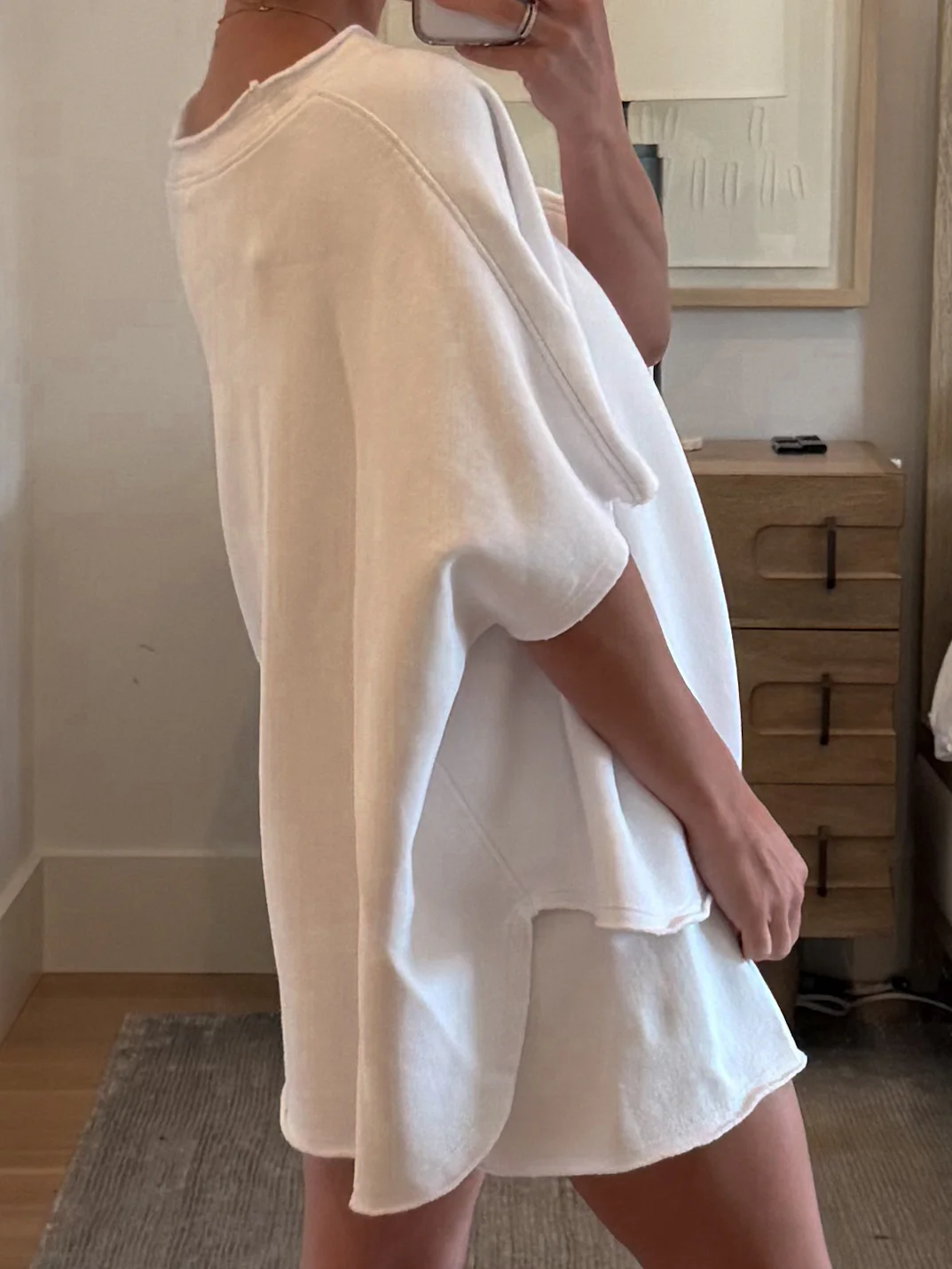 Worn Well Oversized Top | White | RESTOCK - Image 3