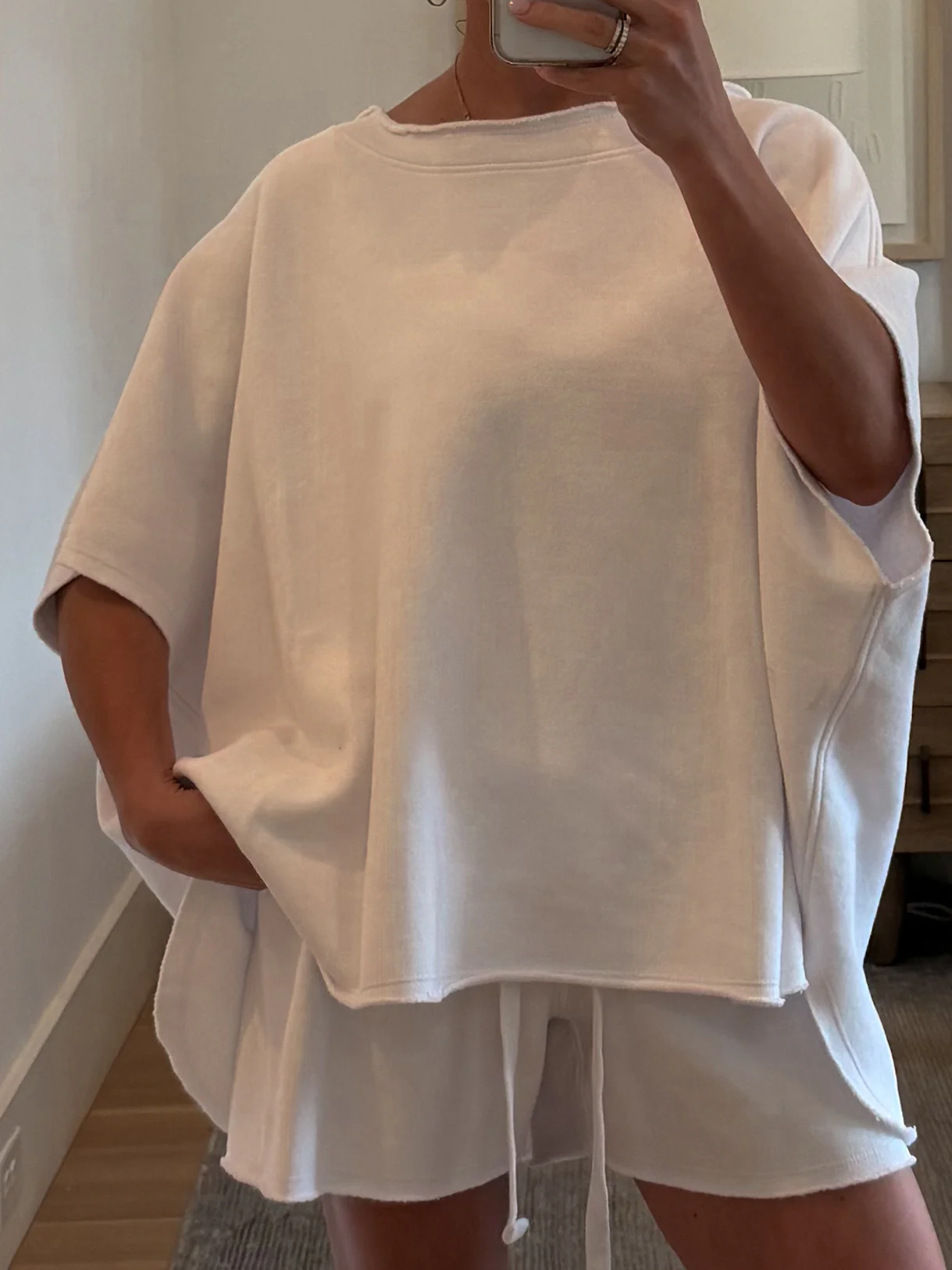 Worn Well Oversized Top | White | RESTOCK - Image 6